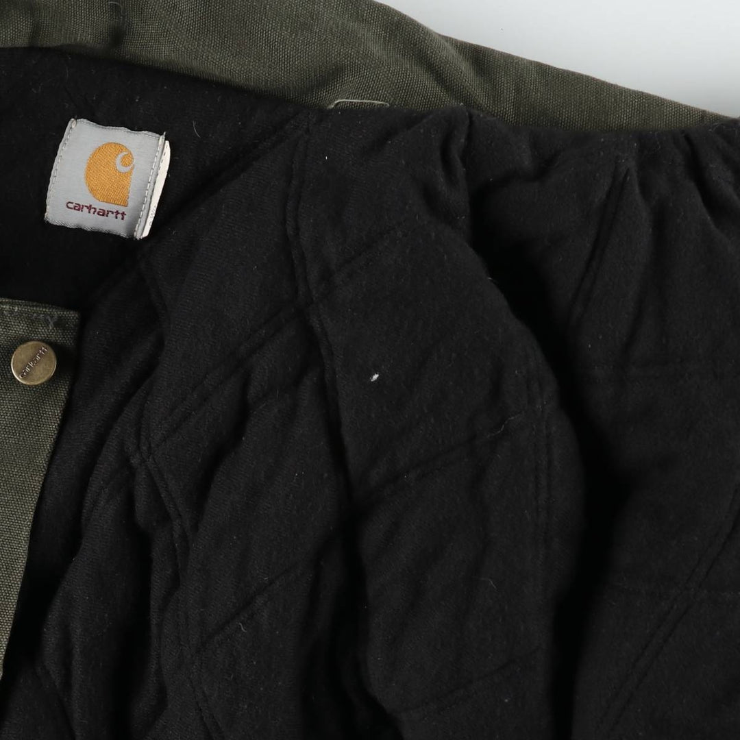 Carhartt Traditional Padded Duck Work Jacket, Men's XXL unclear Green type dark green Vintage Second Hand