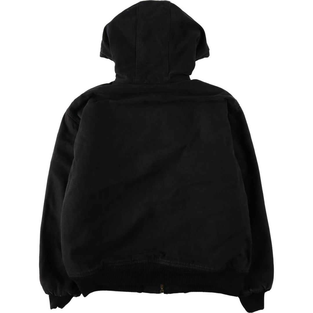 Dickies Active Jacket Type Padded Duck Full Zip Hoodie, Men's Size L cotton black type Vintage Second Hand