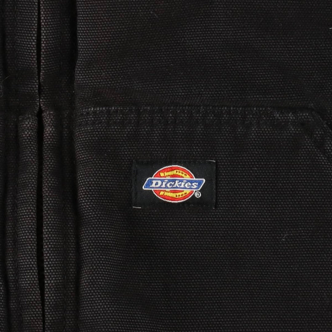 Dickies Active Jacket Type Padded Duck Full Zip Hoodie, Men's Size L cotton black type Vintage Second Hand