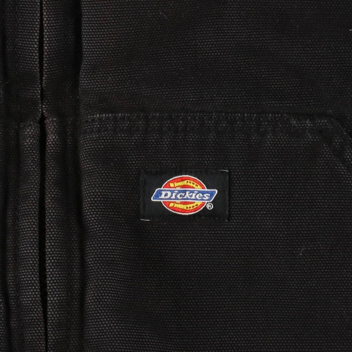 Dickies Active Jacket Type Padded Duck Full Zip Hoodie, Men's Size L cotton black type Vintage Second Hand
