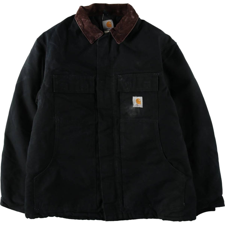 2000'S Carhartt Traditional Padded Duck Work Jacket, Men's Size XL cotton black type Vintage Second Hand