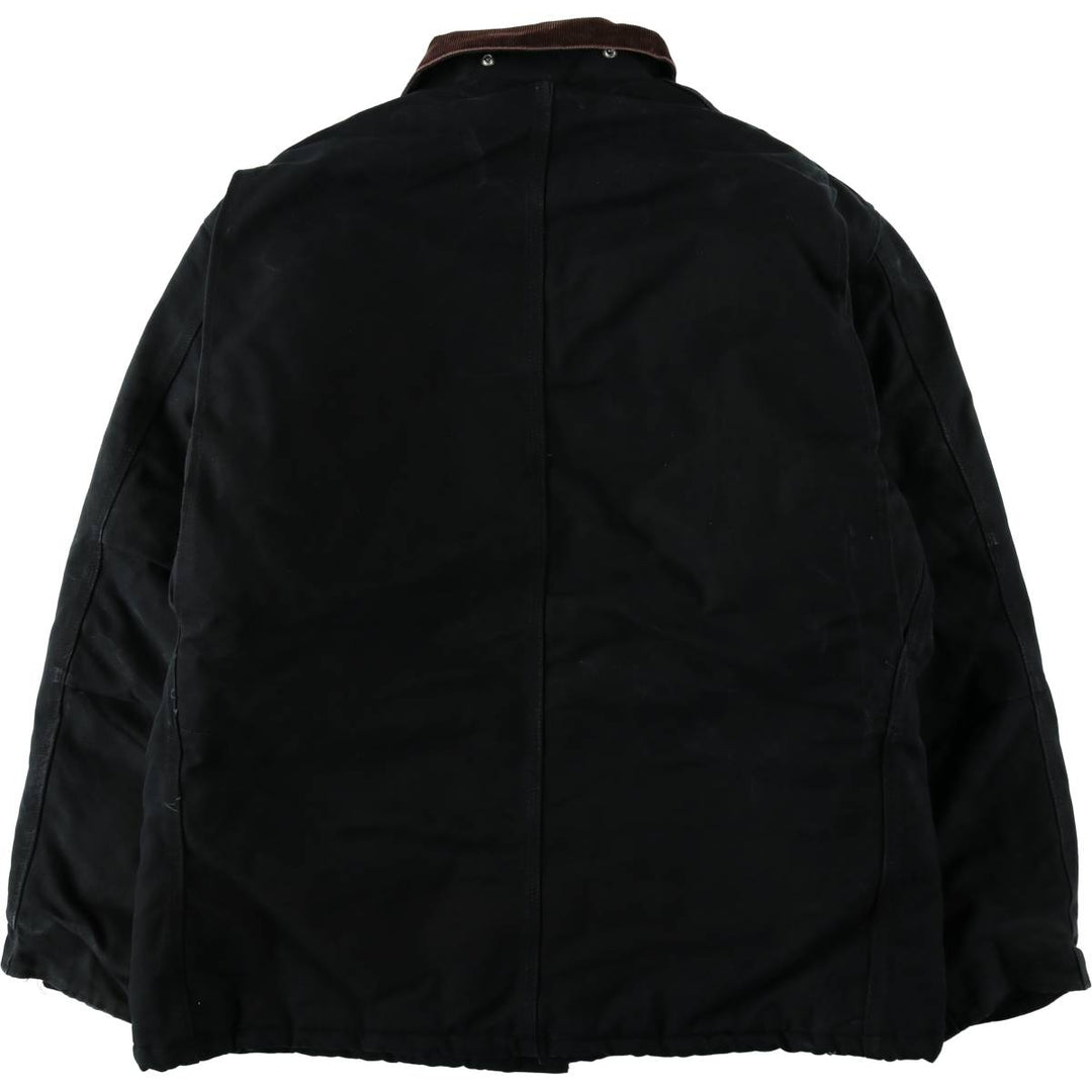 2000'S Carhartt Traditional Padded Duck Work Jacket, Men's Size XL cotton black type Vintage Second Hand