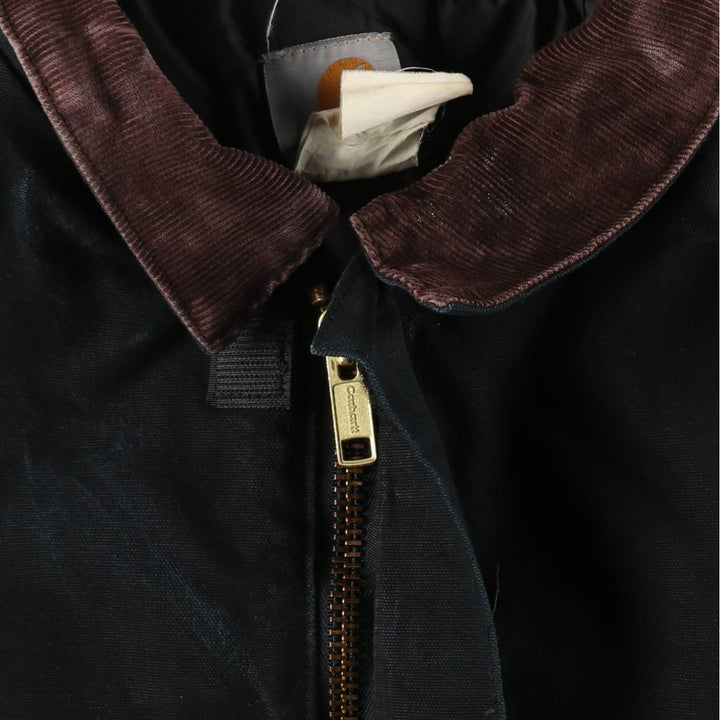 2000'S Carhartt Traditional Padded Duck Work Jacket, Men's Size XL cotton black type Vintage Second Hand