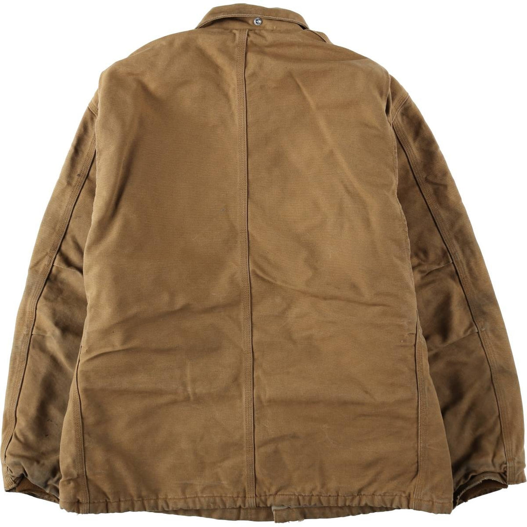 Carhartt Traditional Padded Duck Work Jacket, Men's Size L cotton Khaki type beige Vintage Second Hand