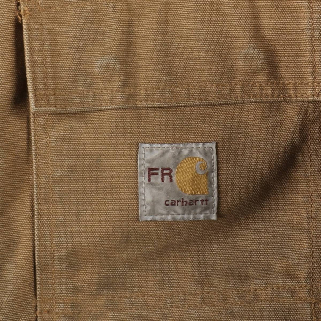 Carhartt Traditional Padded Duck Work Jacket, Men's Size L cotton Khaki type beige Vintage Second Hand