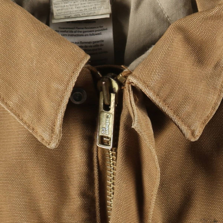 Carhartt Traditional Padded Duck Work Jacket, Men's Size L cotton Khaki type beige Vintage Second Hand