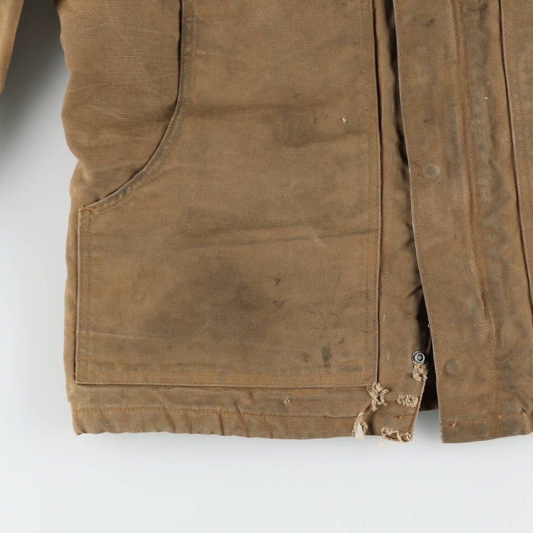 Carhartt Traditional Padded Duck Work Jacket, Men's Size L cotton Khaki type beige Vintage Second Hand