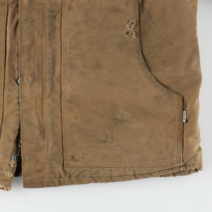 Carhartt Traditional Padded Duck Work Jacket, Men's Size L cotton Khaki type beige Vintage Second Hand