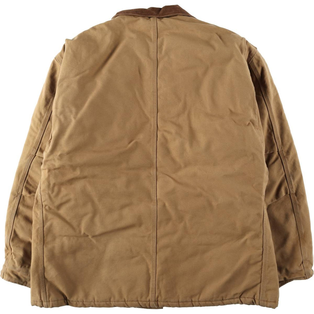 Carhartt Traditional Coat, Padded, Half-Length, Duck Work Jacket, Men's XXL Equivalent unclear Khaki type beige Vintage Second Hand