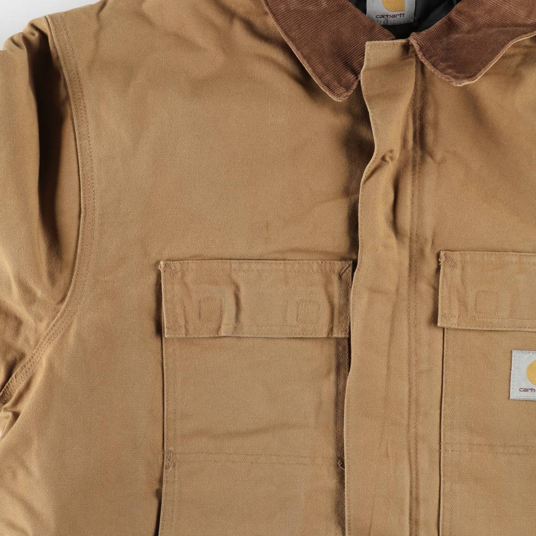 Carhartt Traditional Coat, Padded, Half-Length, Duck Work Jacket, Men's XXL Equivalent unclear Khaki type beige Vintage Second Hand