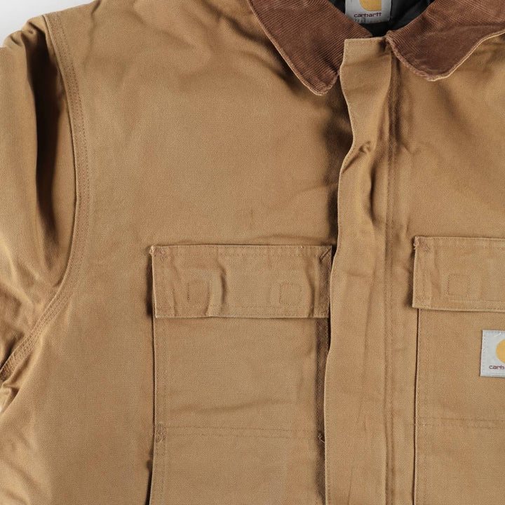 Carhartt Traditional Coat, Padded, Half-Length, Duck Work Jacket, Men's XXL Equivalent unclear Khaki type beige Vintage Second Hand