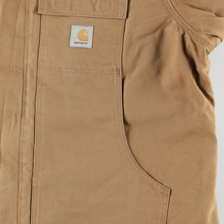 Carhartt Traditional Coat, Padded, Half-Length, Duck Work Jacket, Men's XXL Equivalent unclear Khaki type beige Vintage Second Hand