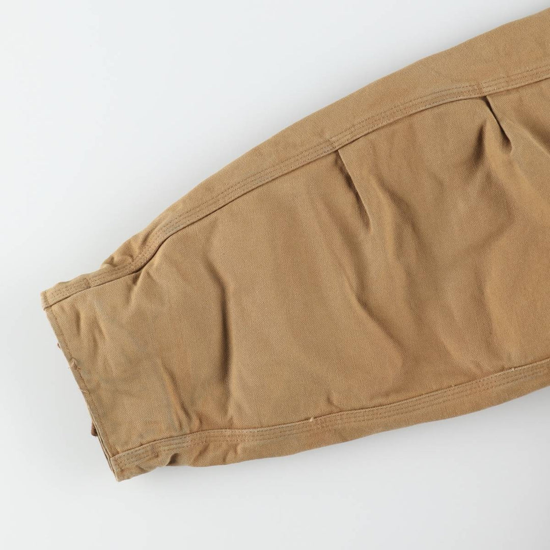Carhartt Traditional Coat, Padded, Half-Length, Duck Work Jacket, Men's XXL Equivalent unclear Khaki type beige Vintage Second Hand