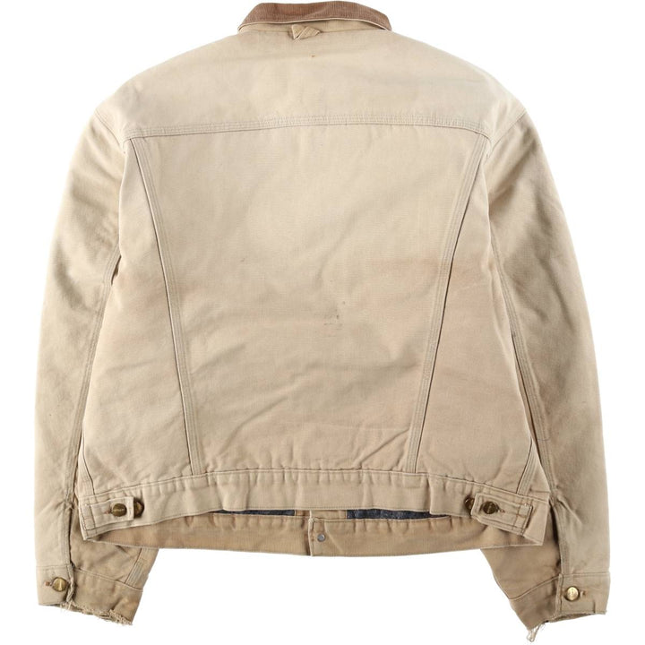 Carhartt Duck Trucker Jacket, Padded, Men's Size XL (approx.) unclear Khaki type beige Vintage Second Hand