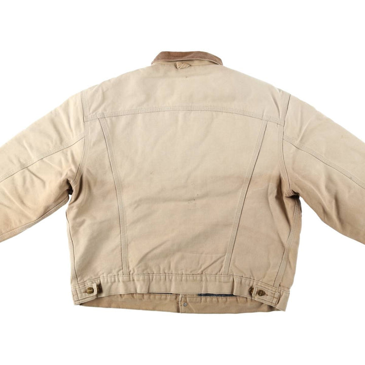 Carhartt Duck Trucker Jacket, Padded, Men's Size XL (approx.) unclear Khaki type beige Vintage Second Hand