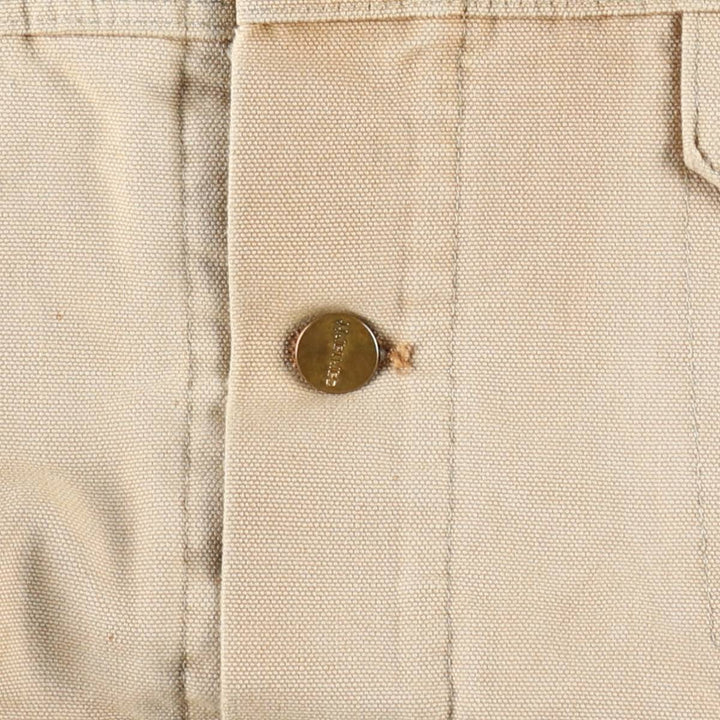 Carhartt Duck Trucker Jacket, Padded, Men's Size XL (approx.) unclear Khaki type beige Vintage Second Hand