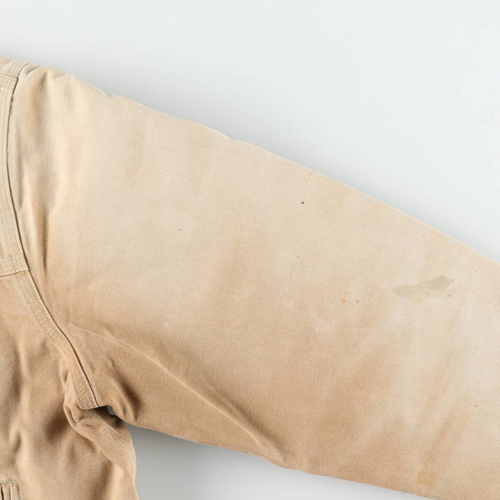Carhartt Duck Trucker Jacket, Padded, Men's Size XL (approx.) unclear Khaki type beige Vintage Second Hand