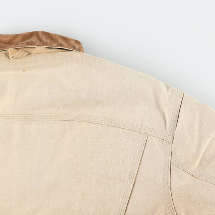 Carhartt Duck Trucker Jacket, Padded, Men's Size XL (approx.) unclear Khaki type beige Vintage Second Hand