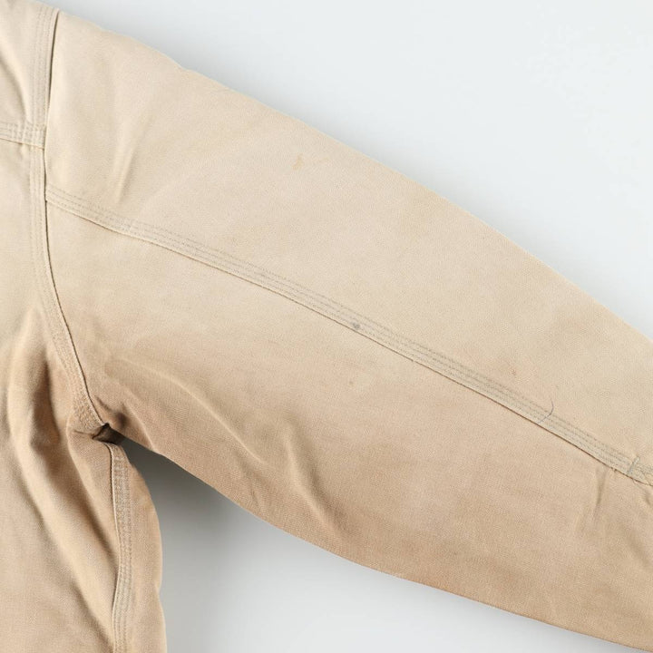 Carhartt Duck Trucker Jacket, Padded, Men's Size XL (approx.) unclear Khaki type beige Vintage Second Hand