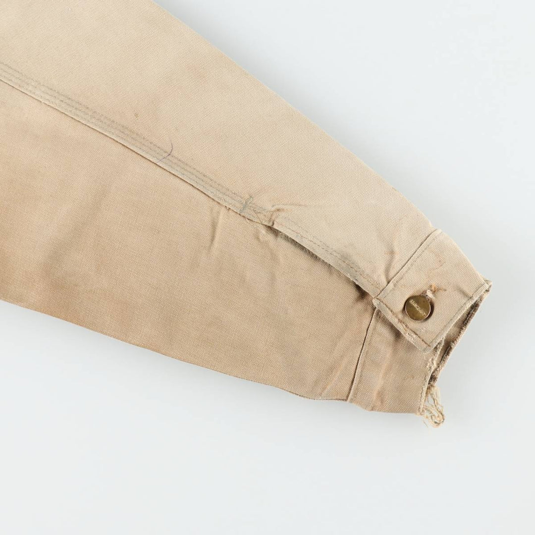Carhartt Duck Trucker Jacket, Padded, Men's Size XL (approx.) unclear Khaki type beige Vintage Second Hand