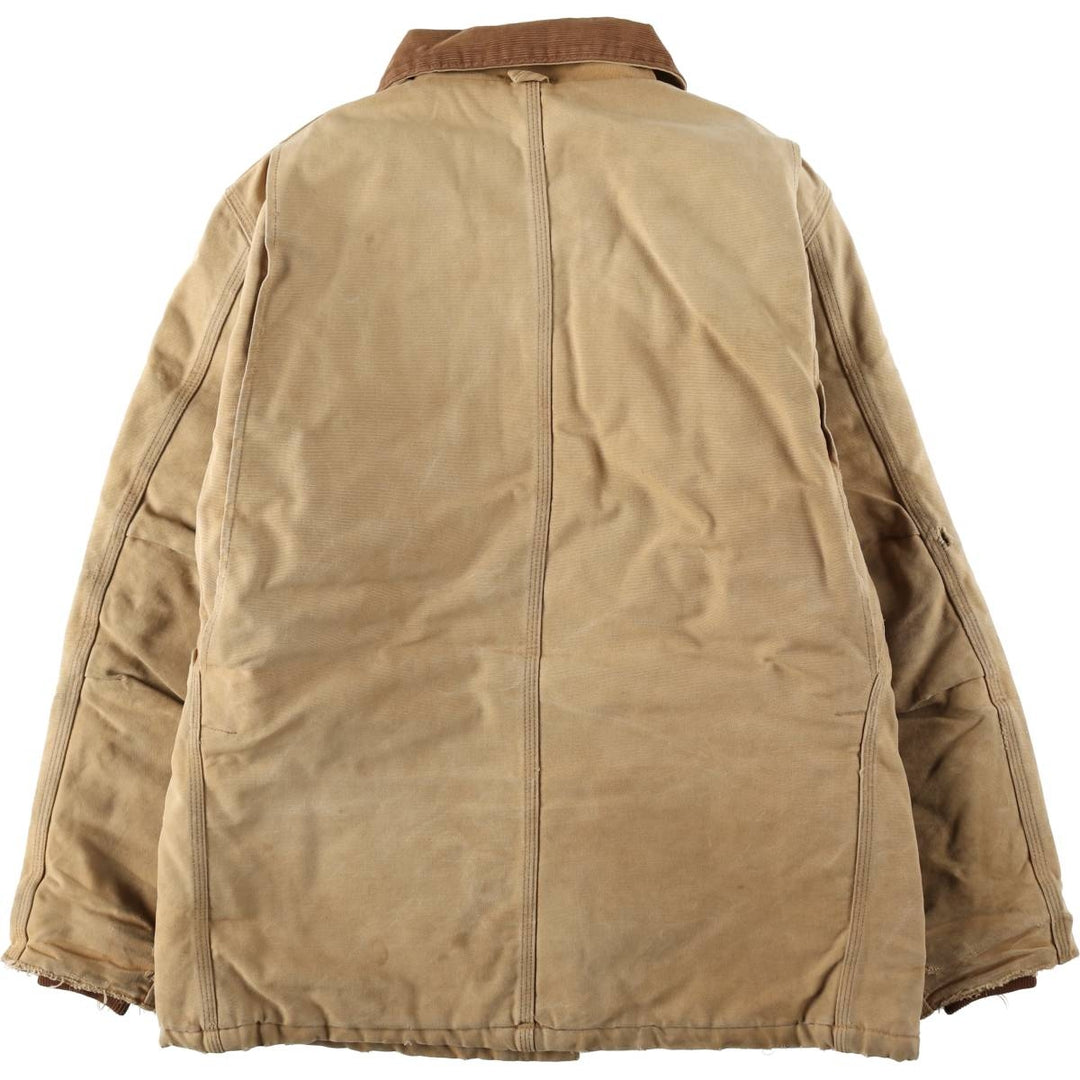 Carhartt Traditional Coat, Padded, Half-Length, Duck Work Jacket, Men's Size XL (approx.) unclear Khaki type beige Vintage Second Hand
