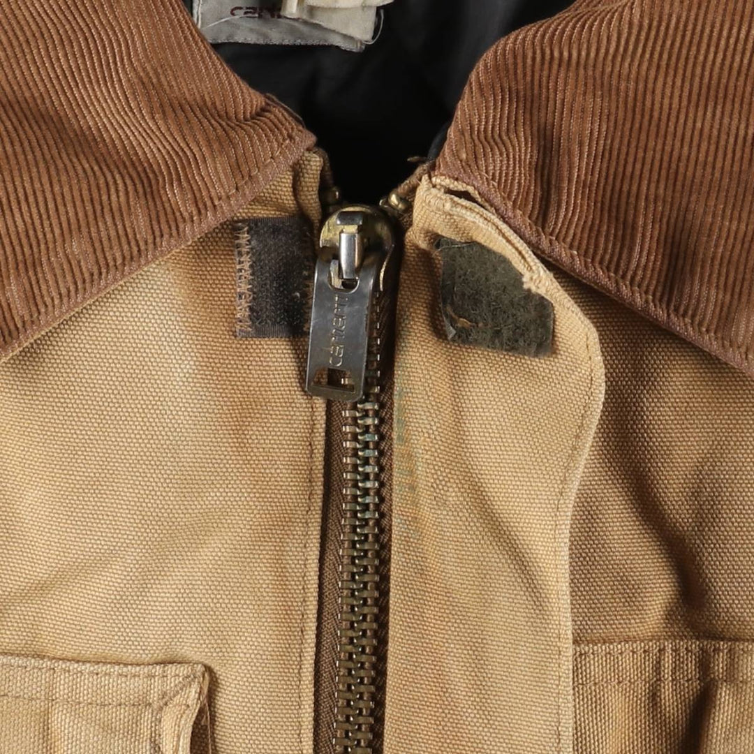 Carhartt Traditional Coat, Padded, Half-Length, Duck Work Jacket, Men's Size XL (approx.) unclear Khaki type beige Vintage Second Hand