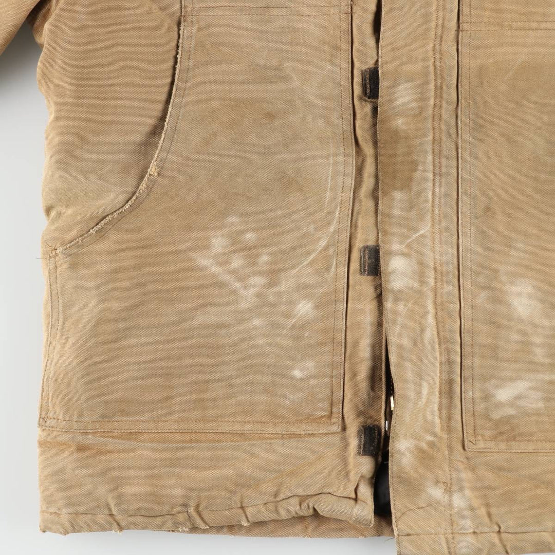 Carhartt Traditional Coat, Padded, Half-Length, Duck Work Jacket, Men's Size XL (approx.) unclear Khaki type beige Vintage Second Hand