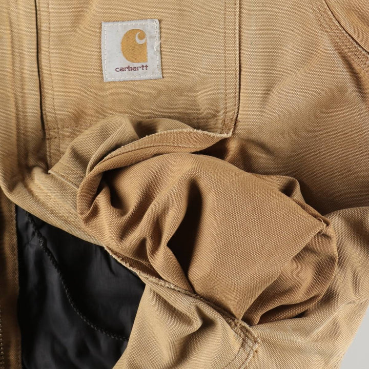 Carhartt Traditional Coat, Padded, Half-Length, Duck Work Jacket, Men's Size XL (approx.) unclear Khaki type beige Vintage Second Hand
