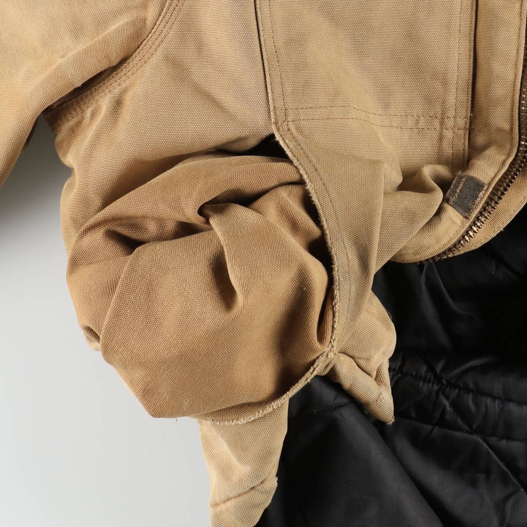 Carhartt Traditional Coat, Padded, Half-Length, Duck Work Jacket, Men's Size XL (approx.) unclear Khaki type beige Vintage Second Hand