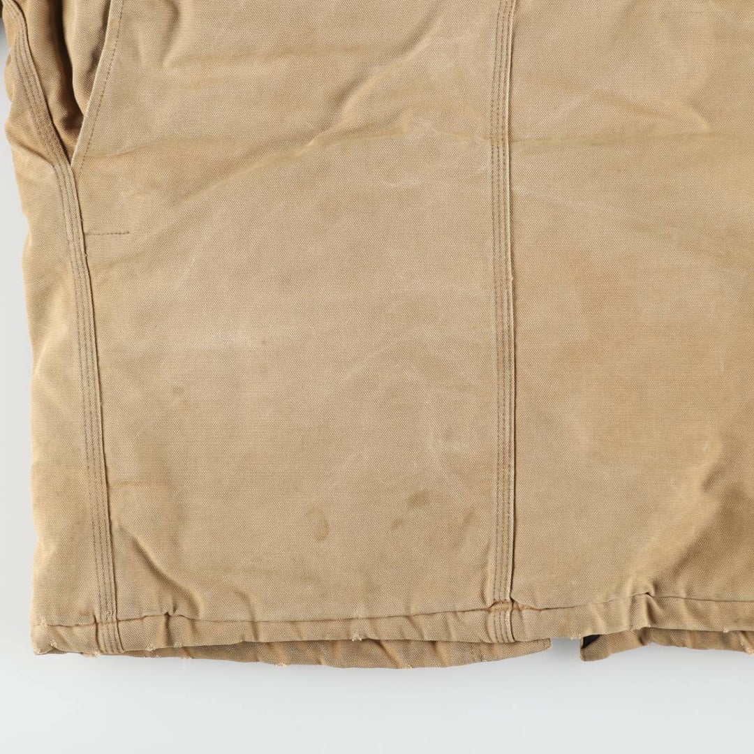 Carhartt Traditional Coat, Padded, Half-Length, Duck Work Jacket, Men's Size XL (approx.) unclear Khaki type beige Vintage Second Hand
