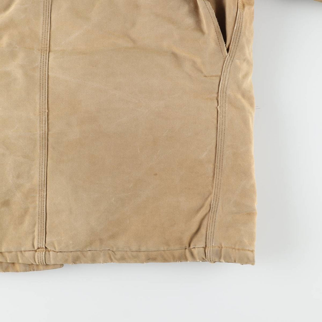 Carhartt Traditional Coat, Padded, Half-Length, Duck Work Jacket, Men's Size XL (approx.) unclear Khaki type beige Vintage Second Hand