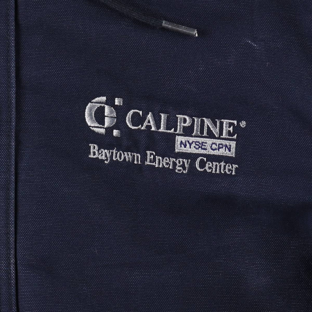 Carhartt Active Jacket FR Series, Insulated Duck Full-Zip Hoodie, Men's Size L (approx.) cotton navy blue type Vintage Second Hand
