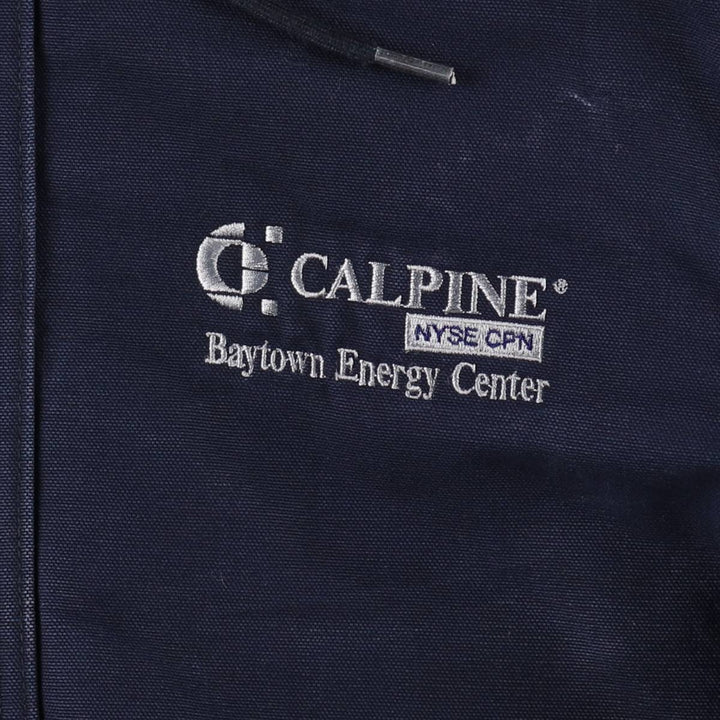 Carhartt Active Jacket FR Series, Insulated Duck Full-Zip Hoodie, Men's Size L (approx.) cotton navy blue type Vintage Second Hand