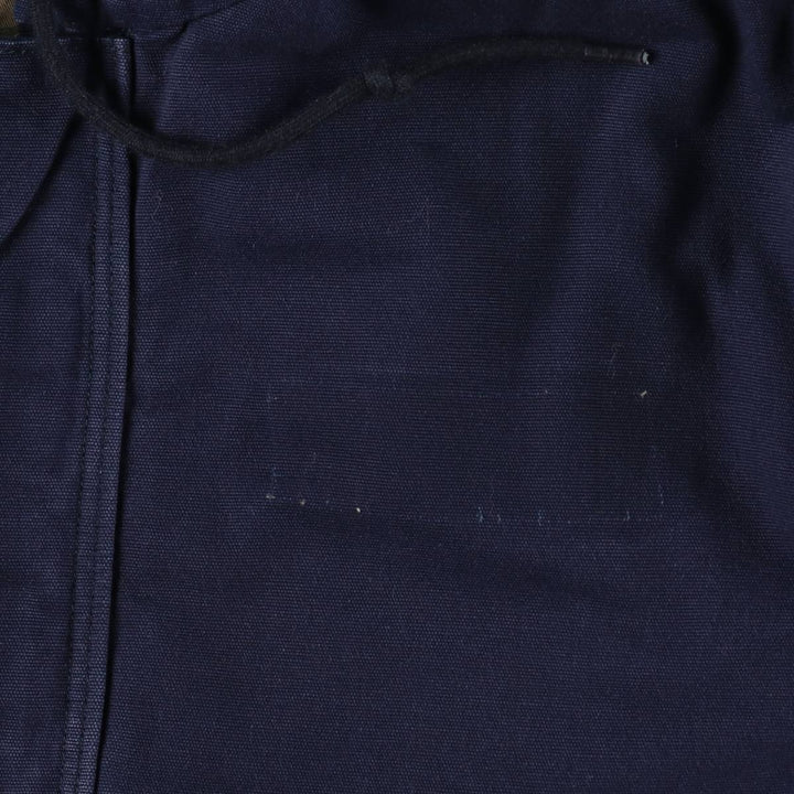 Carhartt Active Jacket FR Series, Insulated Duck Full-Zip Hoodie, Men's Size XL (approx.) cotton navy blue type Vintage Second Hand