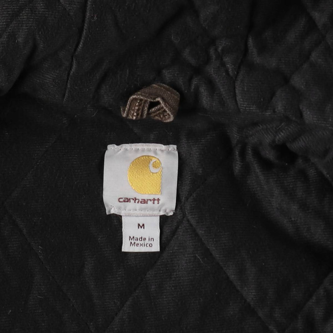 Carhartt Active Jacket Duck Full Zip Hoodie Men's M cotton dark chocolate Vintage Second Hand