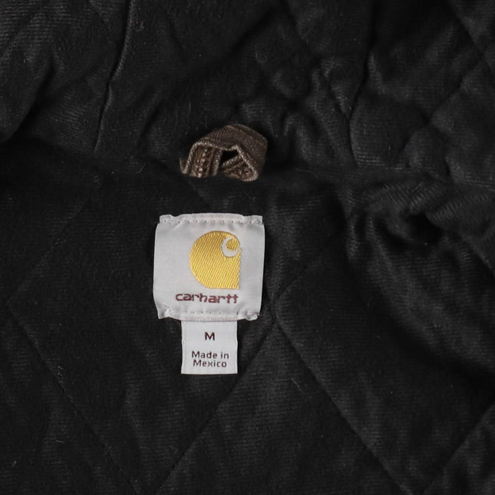 Carhartt Active Jacket Duck Full Zip Hoodie Men's M cotton dark chocolate Vintage Second Hand