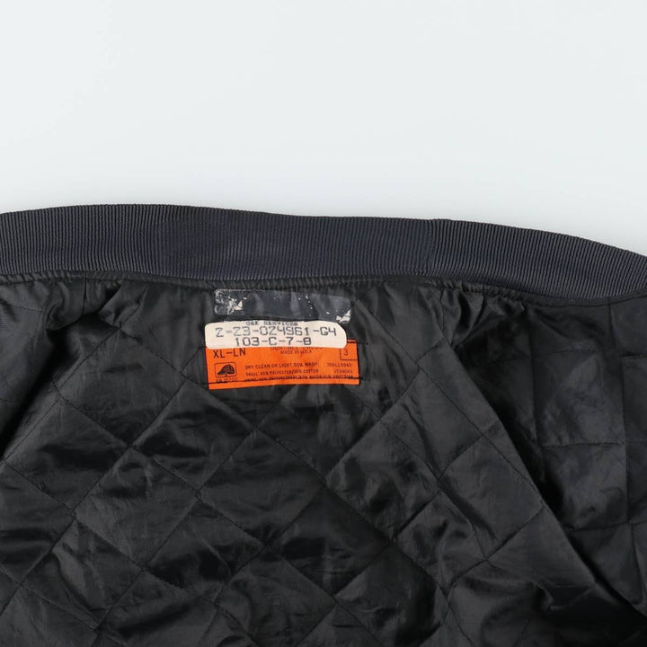 Vintage 1990'S Red Kap work jacket, made in the USA, men's size XL polyester Charcoal Vintage Second Hand