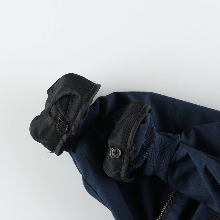 CINTAS Work Blouson, Made in USA, Men's Size M polyester navy blue type Vintage Second Hand
