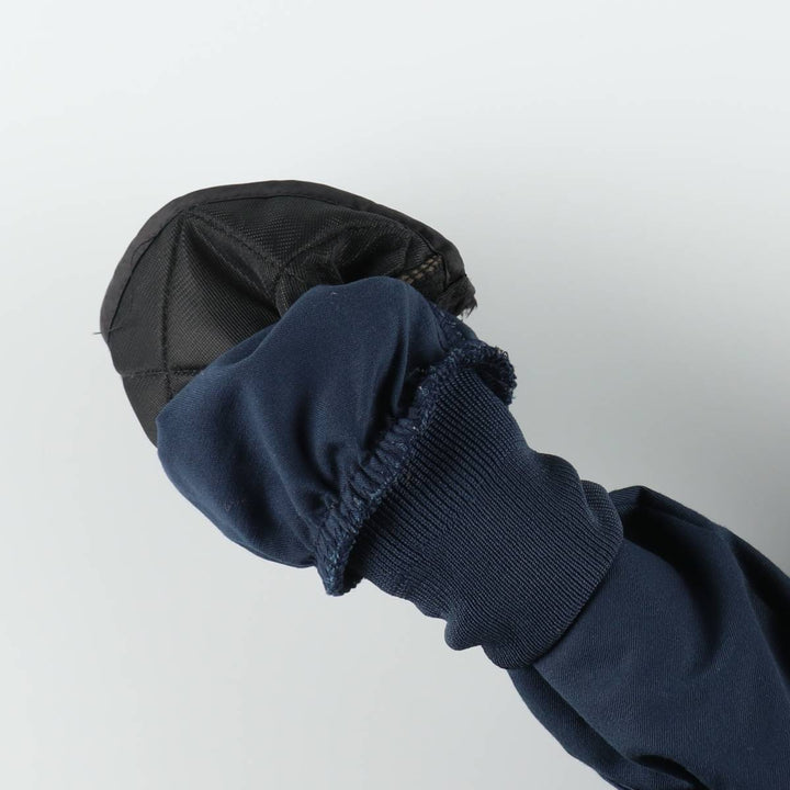 CINTAS Work Blouson, Made in USA, Men's Size M polyester navy blue type Vintage Second Hand