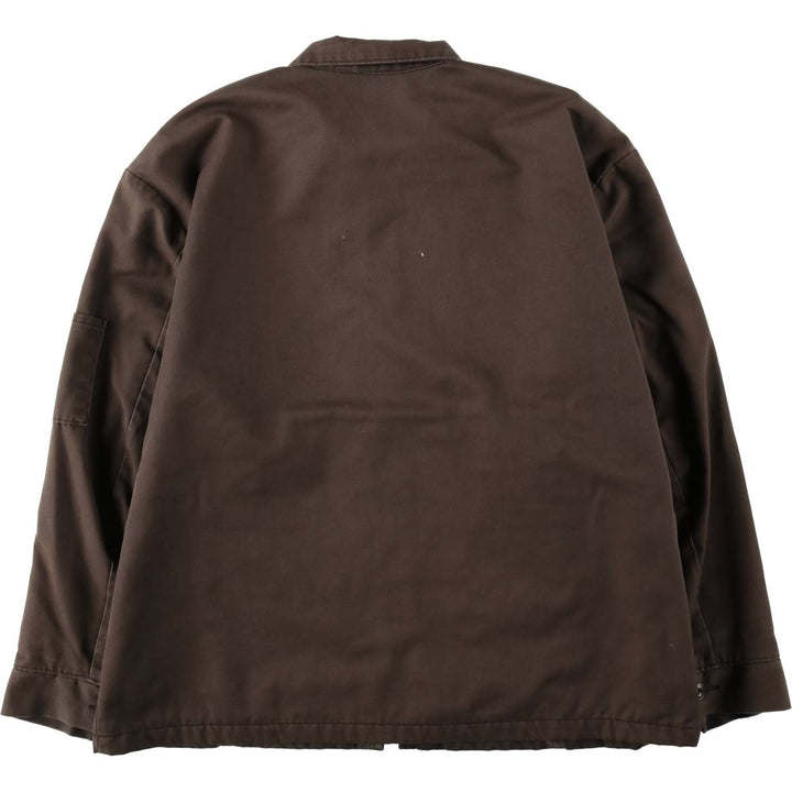 90'S Red Kap Work Jacket, Made in USA, Men's XL, Vintage polyester brown type Vintage Second Hand