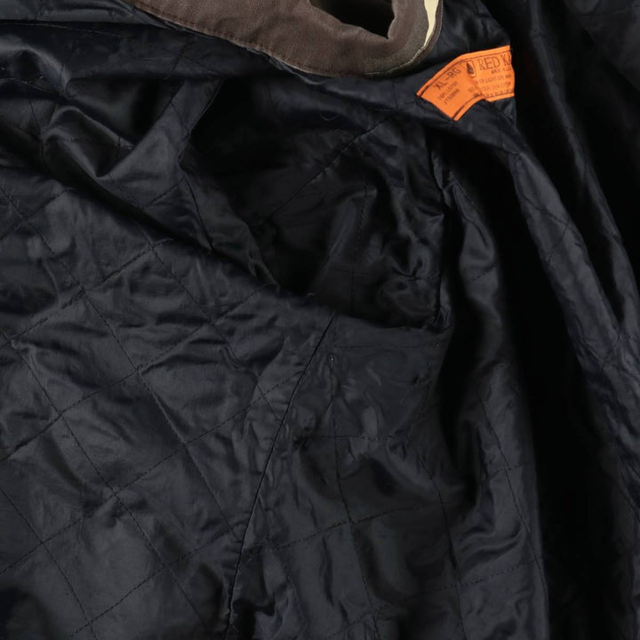 90'S Red Kap Work Jacket, Made in USA, Men's XL, Vintage polyester brown type Vintage Second Hand