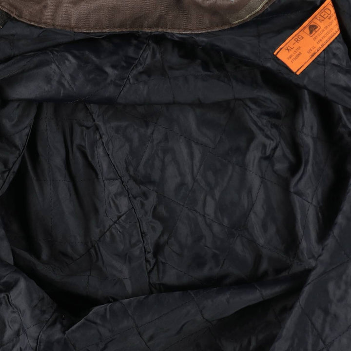 90'S Red Kap Work Jacket, Made in USA, Men's XL, Vintage polyester brown type Vintage Second Hand