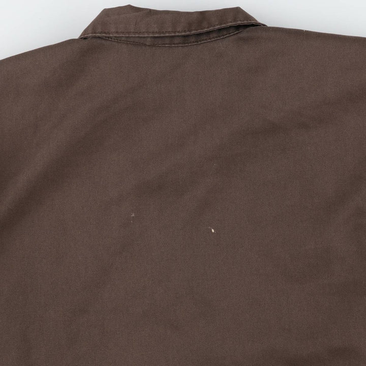 90'S Red Kap Work Jacket, Made in USA, Men's XL, Vintage polyester brown type Vintage Second Hand