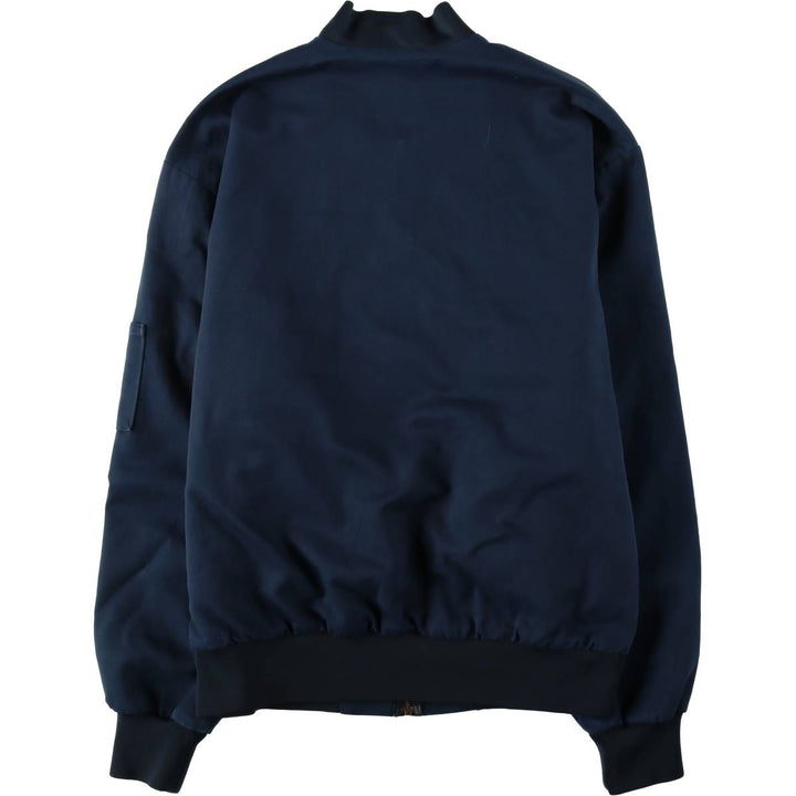 Red kap Work Blouson, Men's Size L polyester navy blue type Vintage Second Hand