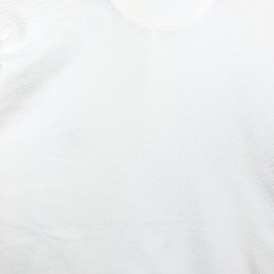 Ralph Lauren CHAPS Short-Sleeve Polo Shirt, Men's Size S (approx.) cotton white type Vintage Second Hand