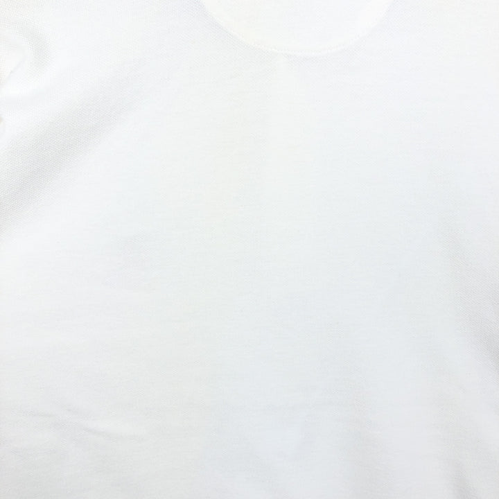 Ralph Lauren CHAPS Short-Sleeve Polo Shirt, Men's Size S (approx.) cotton white type Vintage Second Hand
