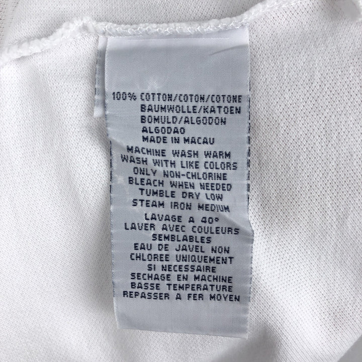 Ralph Lauren POLO by Ralph Lauren short sleeve polo shirt, men's size L cotton white type Vintage Second Hand