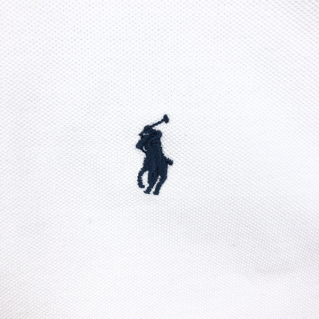 Ralph Lauren POLO by Ralph Lauren short sleeve polo shirt, men's size L cotton white type Vintage Second Hand