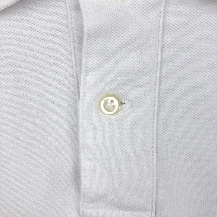 Ralph Lauren POLO by Ralph Lauren short sleeve polo shirt, men's size L cotton white type Vintage Second Hand