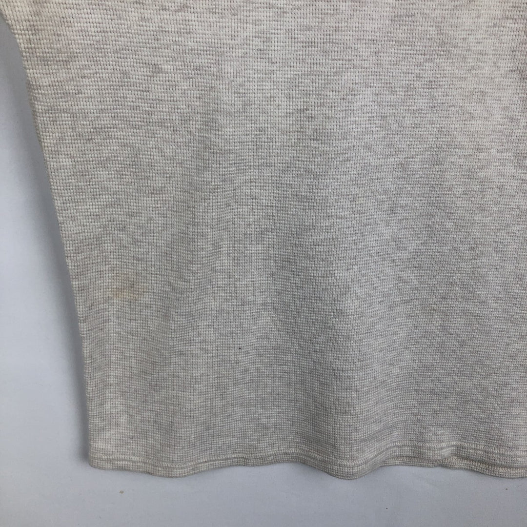 Ralph Lauren POLO RALPH LAUREN Thermal Long T-shirt Waffle Men's XL cotton gray type Vintage Second Hand